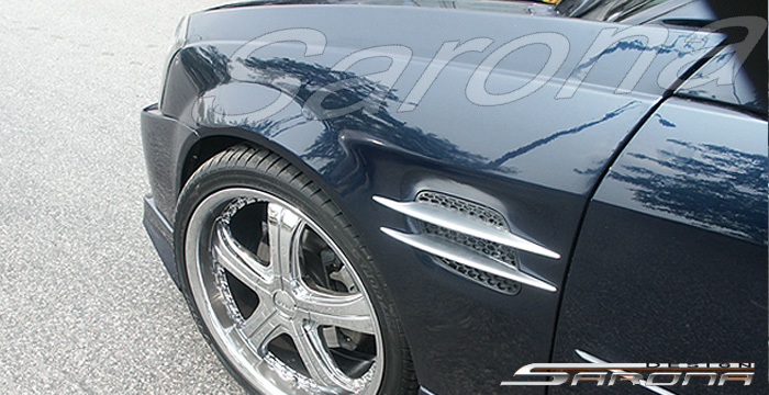Custom Cadillac CTS Fenders  Sedan (2003 - 2007) - $590.00 (Manufacturer Sarona, Part #CD-001-FD)